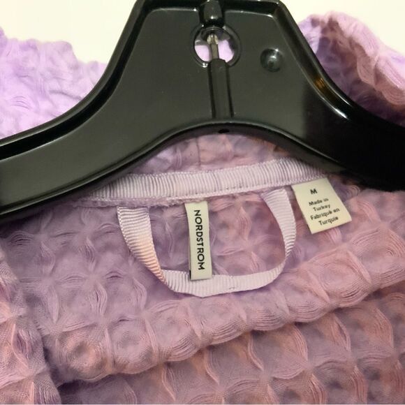 NORDSTROM Modern Waffle Robe In Purple Bloom - Picture 7 of 8